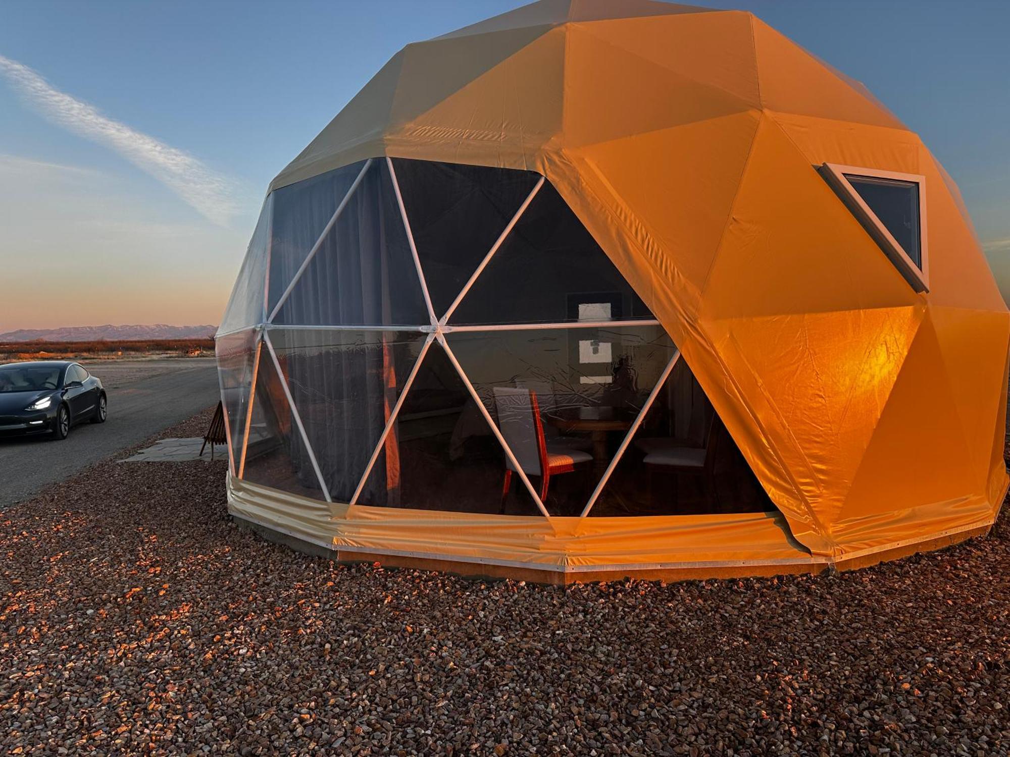Nude Glamping Dome Villa Willcox Bagian luar foto